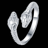 Silver Plated Snake Ring