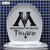 Ministry of Magic Bathroom Sticker