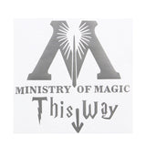 Ministry of Magic Bathroom Sticker