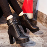 Ankle Platform Pumps Boots