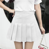 high waist ball pleated skirt