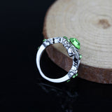 Green Crystal Ring