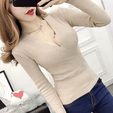 V Neck Cashmere Sweater