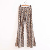 Serpentine Loose Flare Pants