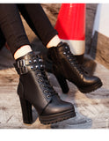 Ankle Platform Pumps Boots