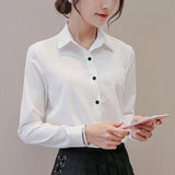 Solid Chiffon Blouse