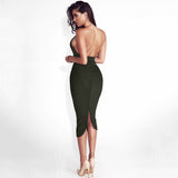 Hollow Out Bodycon Bandage Dress