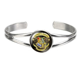 Silver plated Bangle Hogwarts/Slytherin bracelet