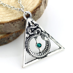 Deathly Hallows Slytherin Nagini Necklace