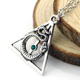 Deathly Hallows Slytherin Nagini Necklace