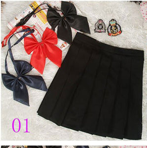 High Waist Short Pleated Skirt