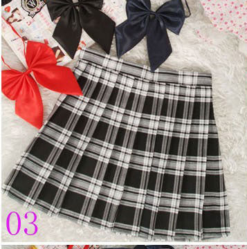 High Waist Short Pleated Skirt