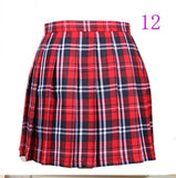 High Waist Short Pleated Skirt