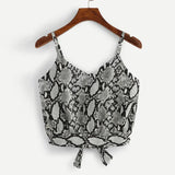 Snake Skin Crop Top