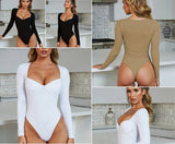 Cotton Ribbed Bodysuit