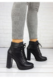 Women's Heeled Black Boots