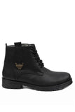 Men's Lace-up Black Boots