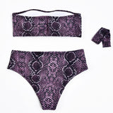 Snake Skin Printed Swimwear