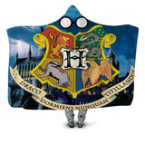 Slytherin Hooded Blanket